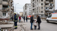 Russian Strike On Apartment Building In Kharkiv, Ukraine, Injures 25 People, Including Nine Children, Regional Governor Says