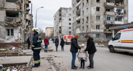 Russian Strike On Apartment Building In Kharkiv, Ukraine, Injures 25 People, Including Nine Children, Regional Governor Says
