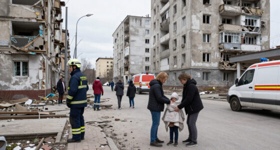 Russian Strike On Apartment Building In Kharkiv, Ukraine, Injures 25 People, Including Nine Children, Regional Governor Says