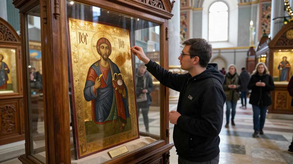 Andrei Rublev’s ‘Trinity’ Icon Returned To Russia’s Trinity Lavra After Repairs To Climate-controlled Display